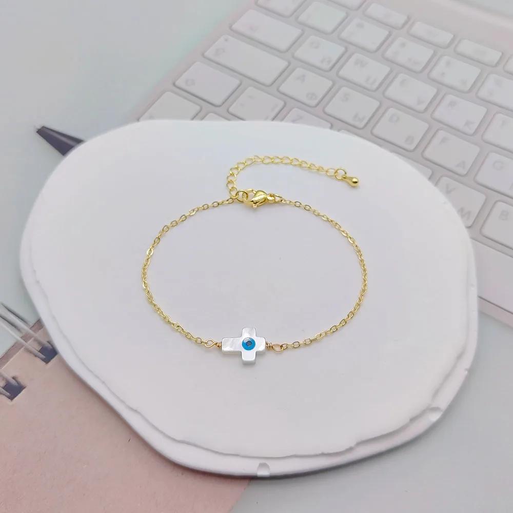 Vlen Evil Eye Protection Bracelets for Women Stainless Steel Bracelet Dainty Chain Pulseras Simple Jewelry Gifts for Her
Vlen Evil Eye Protection Bracelets for Women Stainless Steel Bracelet Dainty Chain Pulseras Simple Jewelry Gifts for Her