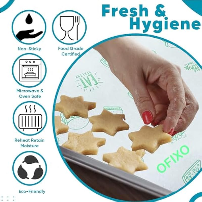 OFIXO Food Wrapping Paper Roll - Premium Non-Stick Butter Wrapping Paper. Food Wrapping Paper (1 Kg.) 0 білий
OFIXO Food Wrapping Paper Roll - Premium Non-Stick Butter Wrapping Paper. Food Wrapping Paper (1 Kg.) 0 білий