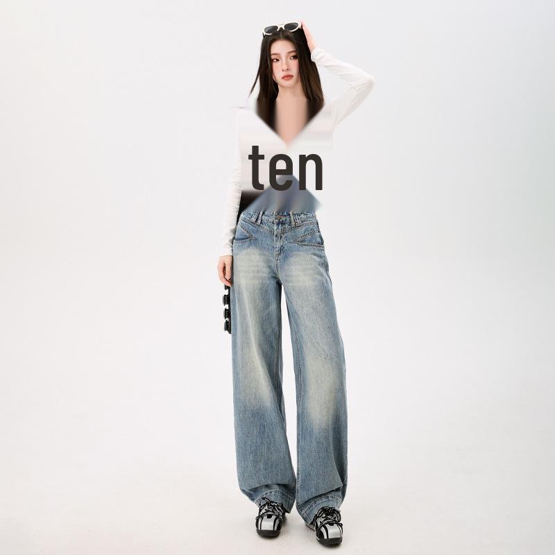 Spring 2026 Women s High-Waisted Retro Wide-Leg Jeans - Slimming, Floor-Length Design XL
Spring 2026 Women s High-Waisted Retro Wide-Leg Jeans - Slimming, Floor-Length Design XL
