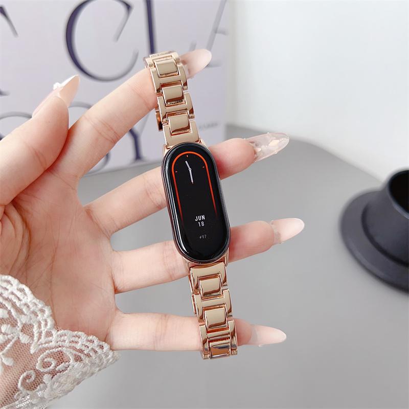 Stainless steel I-shaped metal strap for Xiaomi mi band 10/9/8 рожевий колір золота
Stainless steel I-shaped metal strap for Xiaomi mi band 10/9/8 рожевий колір золота
