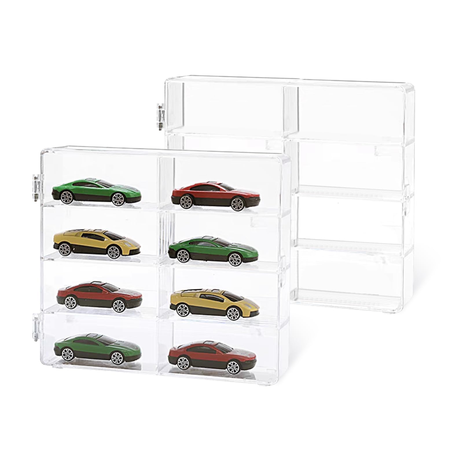 siawadeky Tomica Set of 8 Holds 16 Scale Collection Case for Miniature and Display Case, 2, Compartments, Transparent, Dustproof, Waterproof, 1/64
siawadeky Tomica Set of 8 Holds 16 Scale Collection Case for Miniature and Display Case, 2, Compartments, Transparent, Dustproof, Waterproof, 1/64