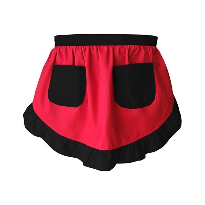 Halloween Cosplay Maid Costume for Women Girl, Ruffled Apron Half Apron for Kitchen
Halloween Cosplay Maid Costume for Women Girl, Ruffled Apron Half Apron for Kitchen