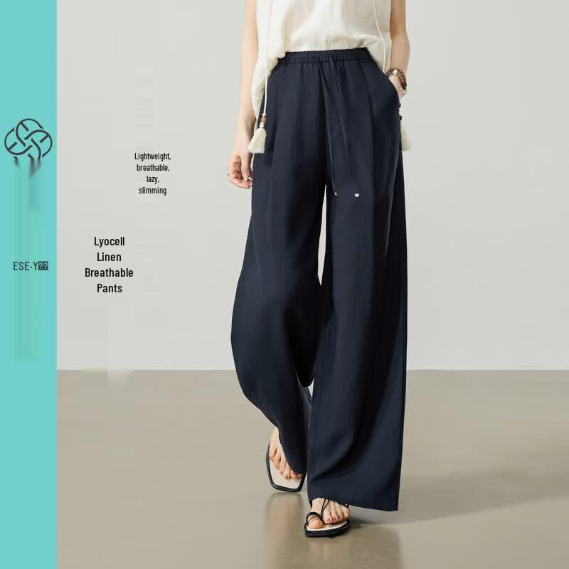 ESE-Y Women s Lyocell Linen Blend Wide-Leg Pants 29
ESE-Y Women s Lyocell Linen Blend Wide-Leg Pants 29