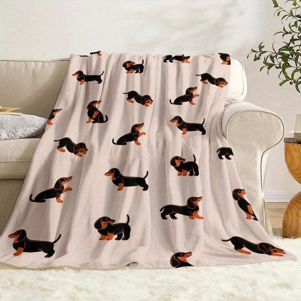 Dachshund Dog Flannel Blanket Cute Puppy Pattern Soft Cozy Throw Blankets for Couch Bed Living Room Bedroom Camping Gift 75x90cm
Dachshund Dog Flannel Blanket Cute Puppy Pattern Soft Cozy Throw Blankets for Couch Bed Living Room Bedroom Camping Gift 75x90cm