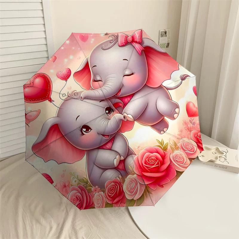 1PC Elephant Flowers Umbrella-8-Rib Reinforced, Automatic Open, Lightweight & Durable, Fashion Accessory for Outdoor, H0356
1PC Elephant Flowers Umbrella-8-Rib Reinforced, Automatic Open, Lightweight & Durable, Fashion Accessory for Outdoor, H0356