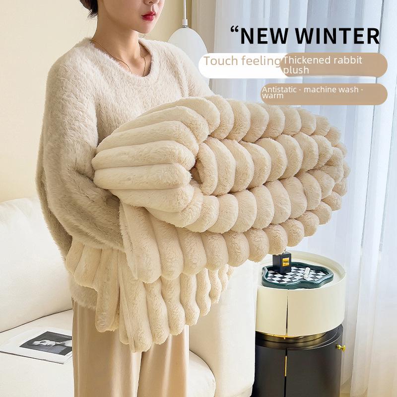 Thickened Coral Fleece Flannel Blanket - Rabbit Fur Nap Throw Milk Velvet Bed Cover 0.7*1.0m Random Pattern
Thickened Coral Fleece Flannel Blanket - Rabbit Fur Nap Throw Milk Velvet Bed Cover 0.7*1.0m Random Pattern