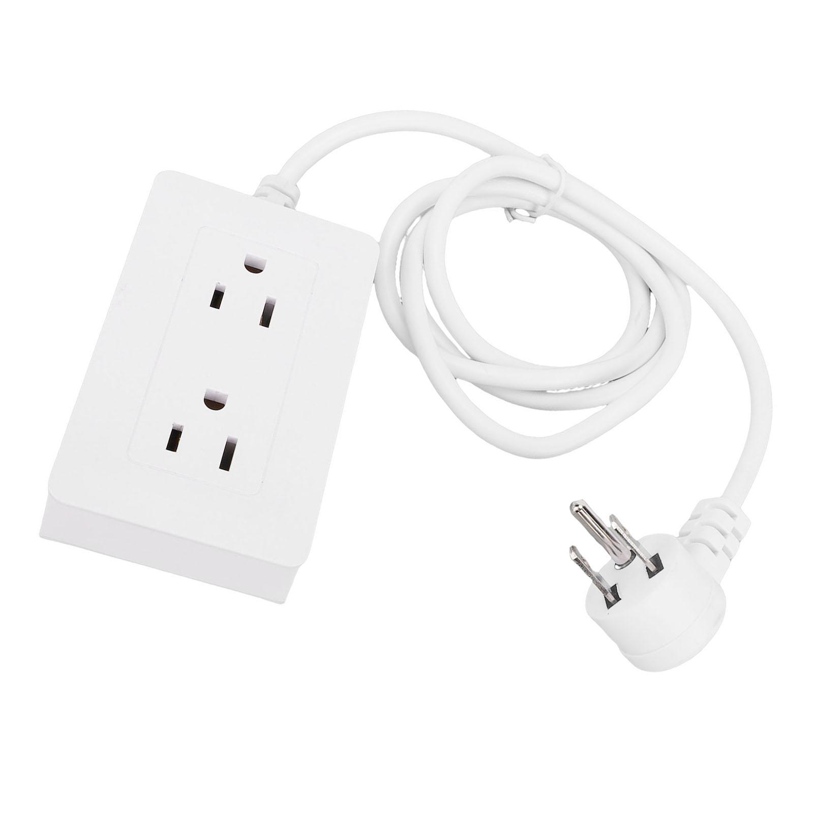 Plug Outlet Extender 2 AC Outlets 2 USB Ports Power Strip or with 4FT Extension Cord for Home
Plug Outlet Extender 2 AC Outlets 2 USB Ports Power Strip or with 4FT Extension Cord for Home