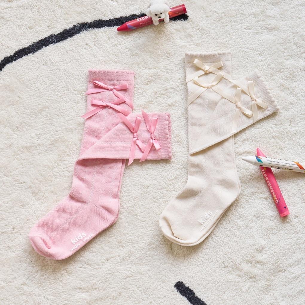 Lovely Ribbon Knee Socks 2P SET Ivory Pink_CZ8125069
Lovely Ribbon Knee Socks 2P SET Ivory Pink_CZ8125069