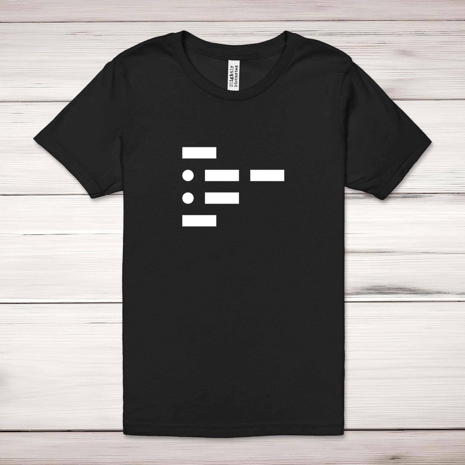 Morse Code Tw*t Adult T-Shirt S
Morse Code Tw*t Adult T-Shirt S