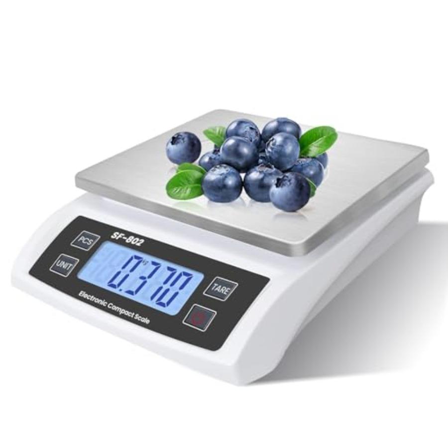 Large Digital Kitchen Scale 30kg/66lb Food Scale for Baking Cooking Stainless Bread Scale with LCD Display Counting Scales for United States
Large Digital Kitchen Scale 30kg/66lb Food Scale for Baking Cooking Stainless Bread Scale with LCD Display Counting Scales for United States
