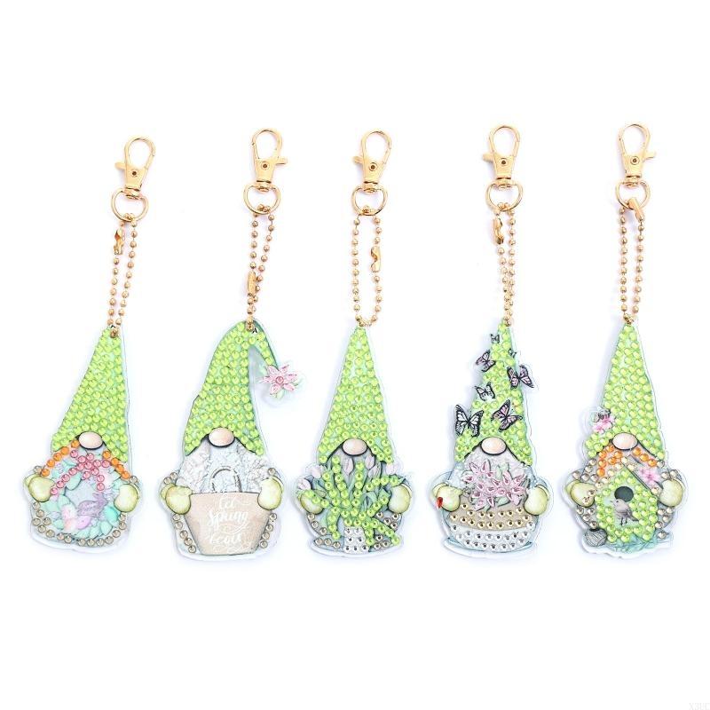 DIY Painting Gnome Keychain 5Pcs Hanging Pendant Ornament for Women Handbag Backpack Car Decoration for Key Ring Gift X3UC
DIY Painting Gnome Keychain 5Pcs Hanging Pendant Ornament for Women Handbag Backpack Car Decoration for Key Ring Gift X3UC