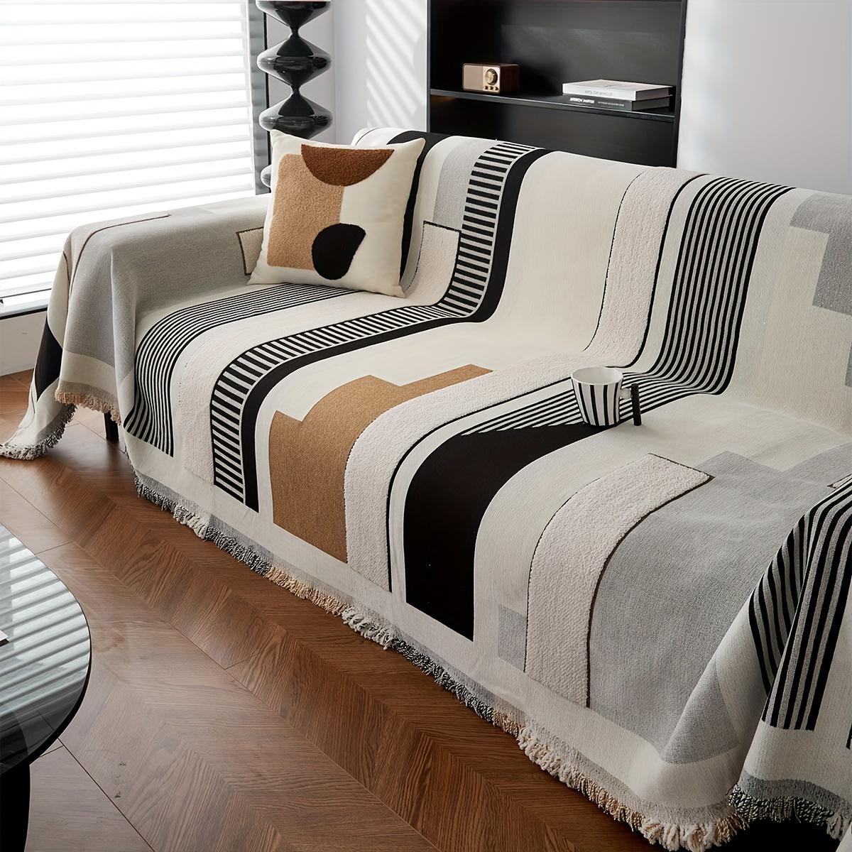 Всесезонный нескользящий чехол на диван с кисточками - Подходит для домашних животных, машинная стирка, велюровый протектор для дивана для одноместных и четырехместных диванов 180*130cm коричневый
Всесезонный нескользящий чехол на диван с кисточками - Подходит для домашних животных, машинная стирка, велюровый протектор для дивана для одноместных и четырехместных диванов 180*130cm коричневый