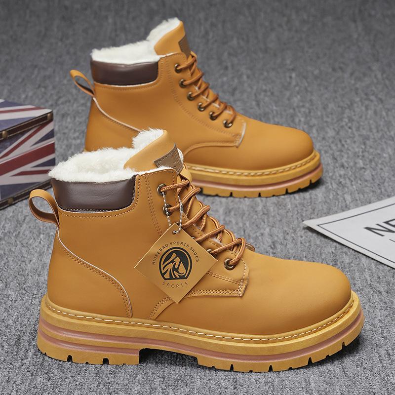 Мужские ботинки Мартин осень новые флисовые утепленные уличные ботинки британский стиль ретро большие желтые ботинки мужская обувь 44
Мужские ботинки Мартин осень новые флисовые утепленные уличные ботинки британский стиль ретро большие желтые ботинки мужская обувь 44