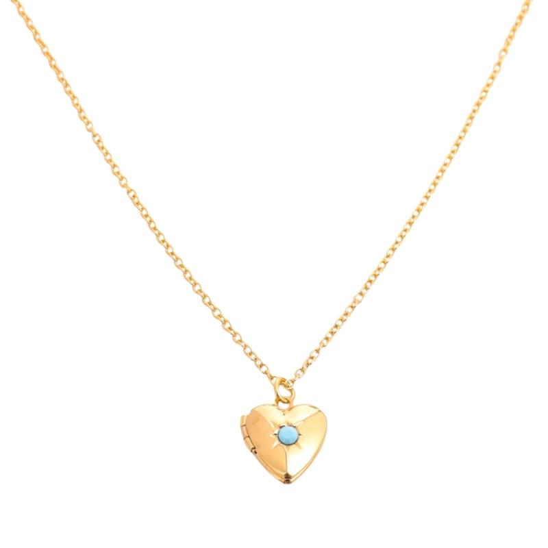 Birth Stone Heart Shaped Necklace with Photo Box Pendant Adjustable Length Neckchain Clavicle Chain Jewelry for Women
Birth Stone Heart Shaped Necklace with Photo Box Pendant Adjustable Length Neckchain Clavicle Chain Jewelry for Women