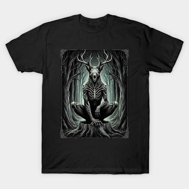 Men Black Print T-shirt Wendigo Monster No-Cut Transfer Paper Print Cotton Tshirt L чорний
Men Black Print T-shirt Wendigo Monster No-Cut Transfer Paper Print Cotton Tshirt L чорний