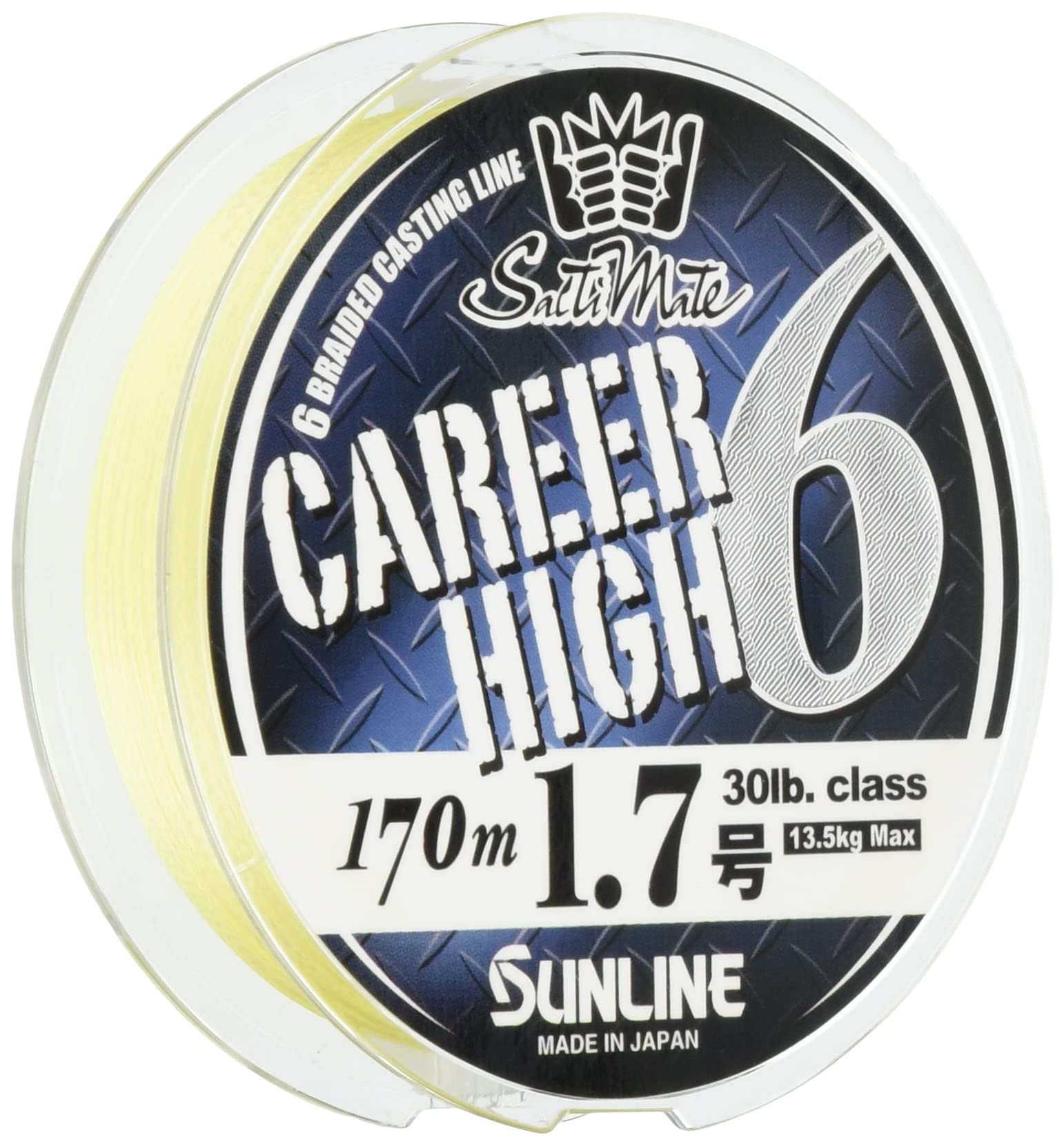 SUNLINE PE Line Saltimate Career High 6 170m 30lb 6 bottles Champagne Gold No. 1.7 (13.5kg)
SUNLINE PE Line Saltimate Career High 6 170m 30lb 6 bottles Champagne Gold No. 1.7 (13.5kg)