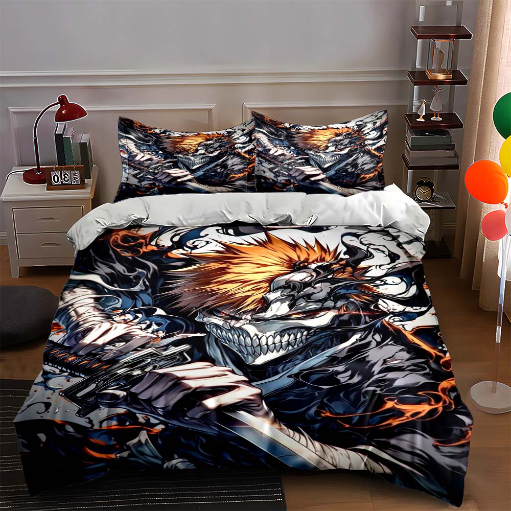 Fiery skull warrior. Bedding Duvet cover sets Duvet covers Pillowcases gifts (1 * Duvet Cover 2 * Pillowcases, without duvet insert) 135x200cm
Fiery skull warrior. Bedding Duvet cover sets Duvet covers Pillowcases gifts (1 * Duvet Cover 2 * Pillowcases, without duvet insert) 135x200cm