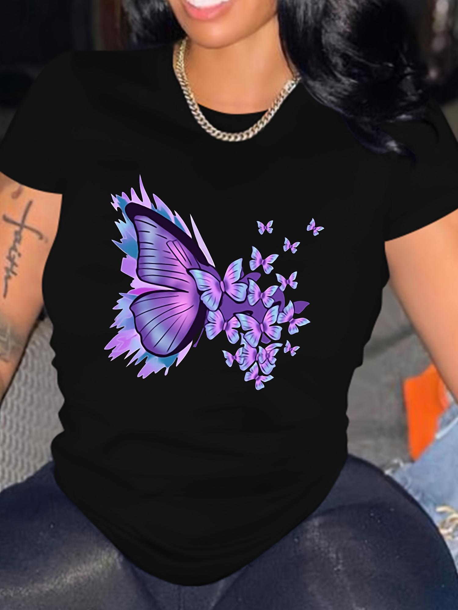 Colorful Butterfly Premium Womens Printed Tshirt Shirt Fashionable and Trendy Pattern Harajuku Sleeve Casual Aesthetic Clothes 4XL
Colorful Butterfly Premium Womens Printed Tshirt Shirt Fashionable and Trendy Pattern Harajuku Sleeve Casual Aesthetic Clothes 4XL