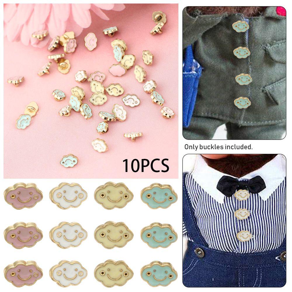 Handmade Scrapbooking Garment Supplies Doll Buttons Sewing Doll Clothing Accessories Cloud Shape жовтий
Handmade Scrapbooking Garment Supplies Doll Buttons Sewing Doll Clothing Accessories Cloud Shape жовтий