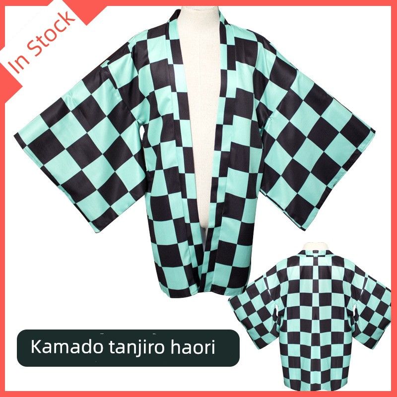 Halloween Demon Slayer Cosplay Haori Tomioka Giyuu Butterfly Shinobu Tanjiro Agatsuma Zenitsu Master Kamado tanjiro haori L
Halloween Demon Slayer Cosplay Haori Tomioka Giyuu Butterfly Shinobu Tanjiro Agatsuma Zenitsu Master Kamado tanjiro haori L