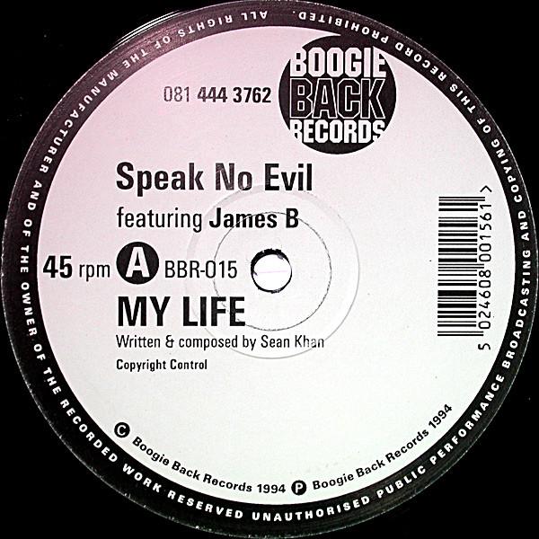 12inch Record SPEAK NO EVIL - My Life BBR015 Boogie Back Rec 1994 UK Dance & Electronica Used
12inch Record SPEAK NO EVIL - My Life BBR015 Boogie Back Rec 1994 UK Dance & Electronica Used