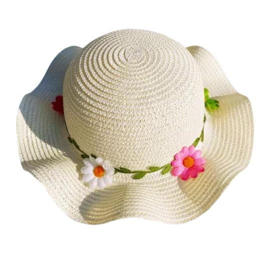 Children Sun Hat Wide Brim UV Protection Straw Hat with 3D вершковий
Children Sun Hat Wide Brim UV Protection Straw Hat with 3D вершковий