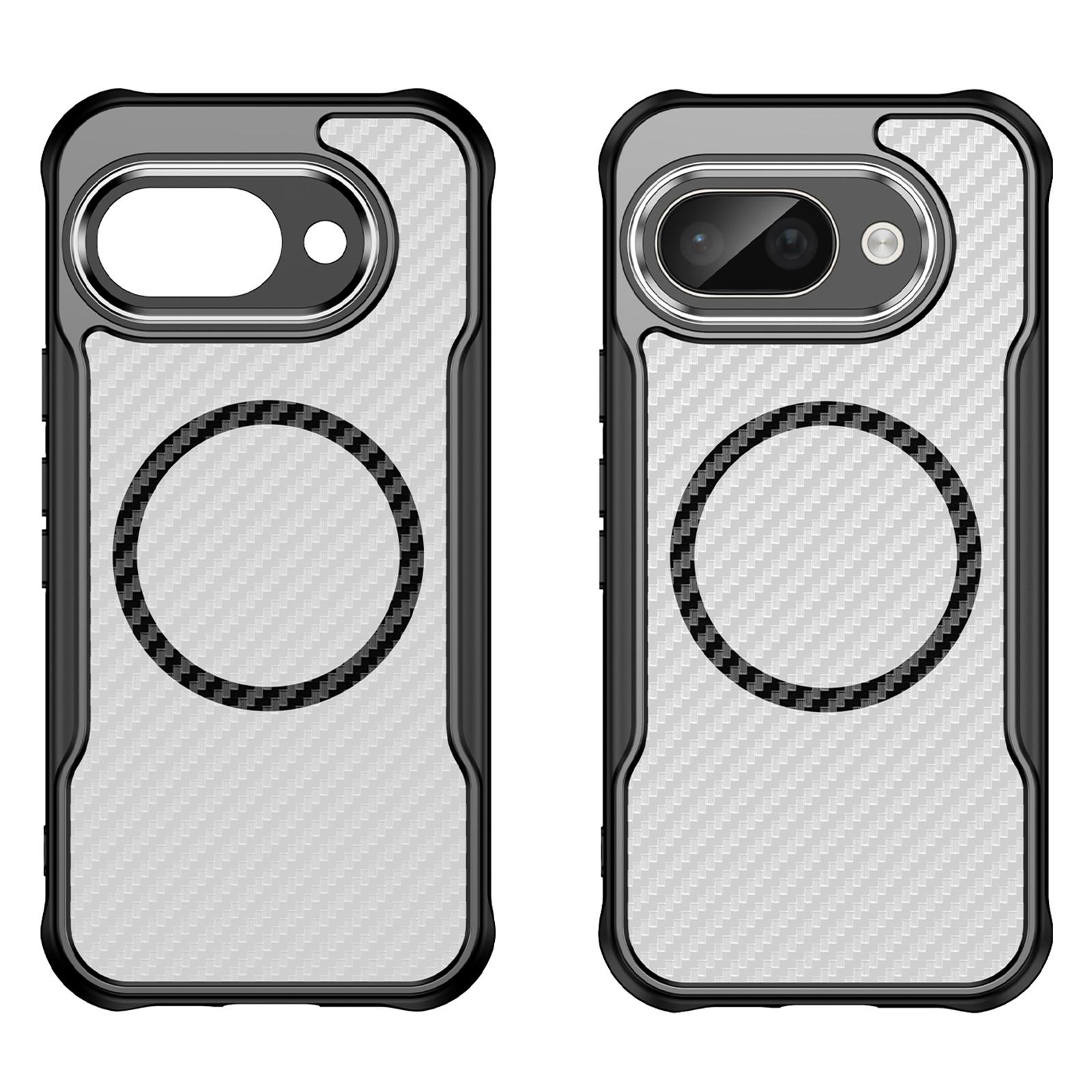 For Google Pixel 9a Case Compatible with MagSafe Hybrid Phone Cover Carbon Fiber Purple
For Google Pixel 9a Case Compatible with MagSafe Hybrid Phone Cover Carbon Fiber Purple