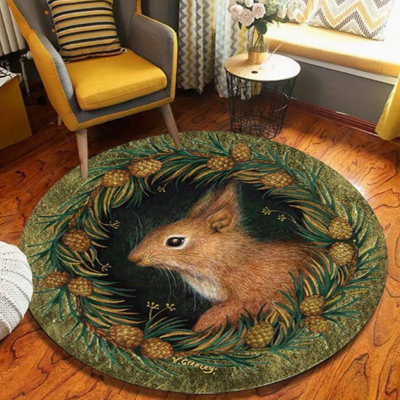 Round Black Cat Floral Pattern Carpet Mat Rug Vintage Home Decoration Living Room Bedroom Floor Decor Indoor Soft Non-Slip Area 80cm x 80cm
Round Black Cat Floral Pattern Carpet Mat Rug Vintage Home Decoration Living Room Bedroom Floor Decor Indoor Soft Non-Slip Area 80cm x 80cm