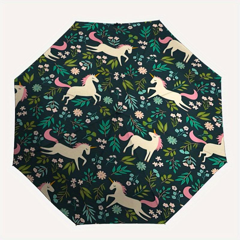 1pc Unicorn Floral Automatic Open/Close Umbrella Sturdy Iron Frame, Compact Travel Umbrella - Perfect Gift for Women, Men, Birthdays, Annive
1pc Unicorn Floral Automatic Open/Close Umbrella Sturdy Iron Frame, Compact Travel Umbrella - Perfect Gift for Women, Men, Birthdays, Annive