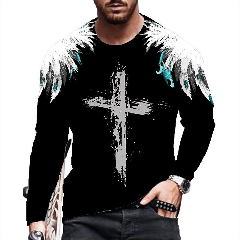 Модная индивидуальная 3D-печатная футболка с длинным рукавом для мужчин на весну и осень, повседневная свободная удобная футболка с круглым вырезом 6XL
Модная индивидуальная 3D-печатная футболка с длинным рукавом для мужчин на весну и осень, повседневная свободная удобная футболка с круглым вырезом 6XL