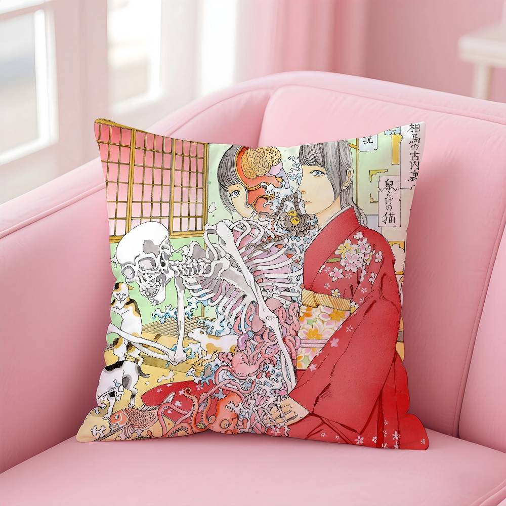 Funny S-Shintaro Kago Art Pillow Case Safe Custom Photo Pillow, Anti-fade Brushed Fleece Cushion, Maternal & Infant Safe. 40cmx40cm
Funny S-Shintaro Kago Art Pillow Case Safe Custom Photo Pillow, Anti-fade Brushed Fleece Cushion, Maternal & Infant Safe. 40cmx40cm
