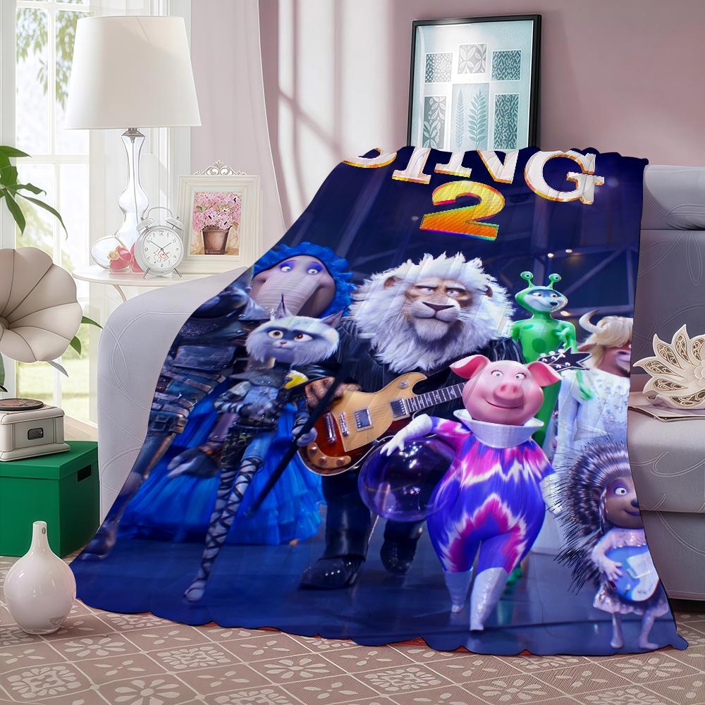 Cartoon Sing Movie Blanket Warm And Soft Suitable For Bedroom Living Room Sofa Bed Office Travel Camping 30x40in
Cartoon Sing Movie Blanket Warm And Soft Suitable For Bedroom Living Room Sofa Bed Office Travel Camping 30x40in
