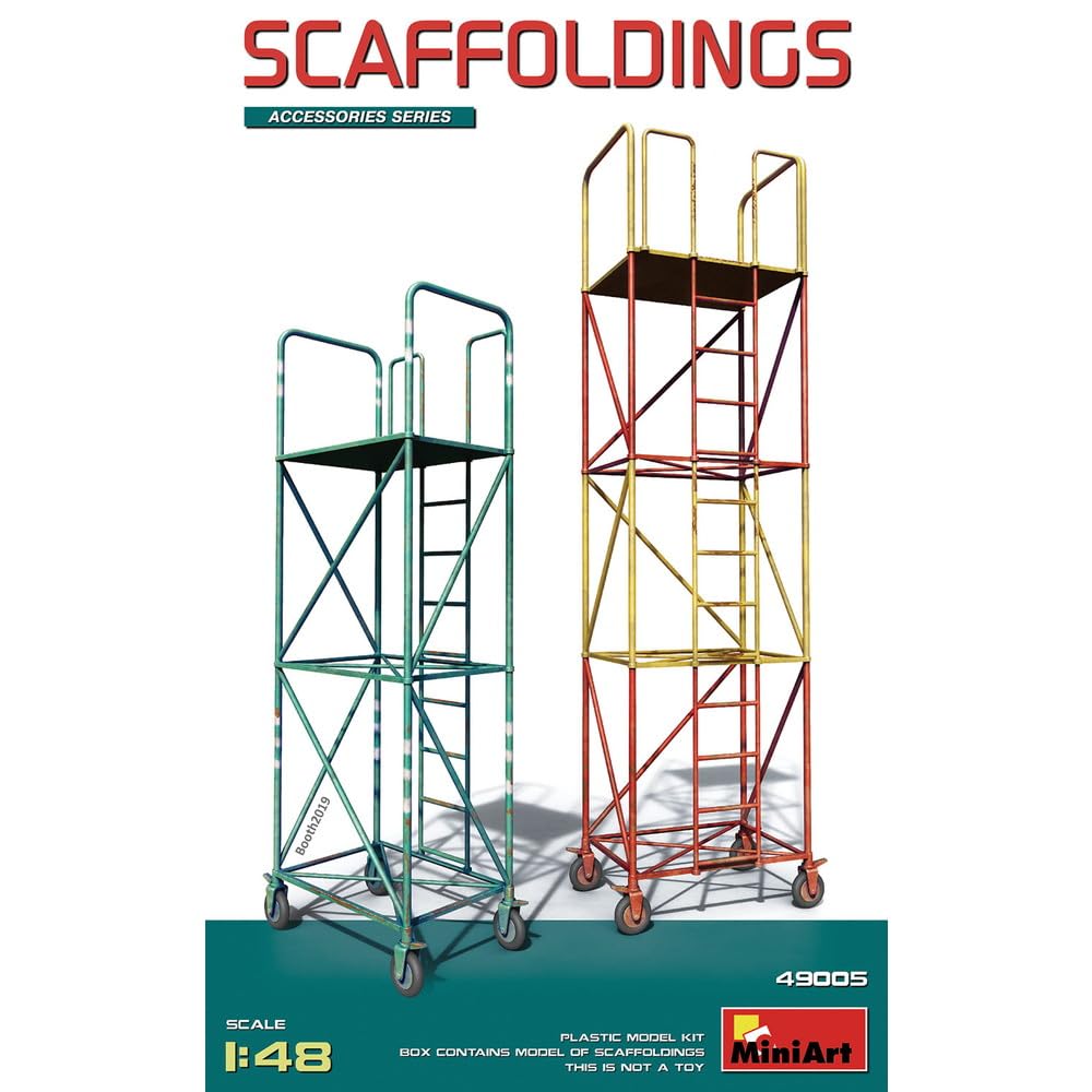 MiniArt Scenery Accessories Mobile Scaffolding Set Plastic Model MA49005 1/48 сірий колір
MiniArt Scenery Accessories Mobile Scaffolding Set Plastic Model MA49005 1/48 сірий колір