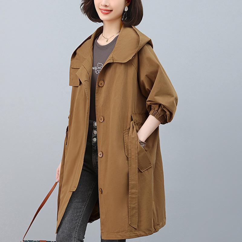 Plus Size Mid-Length Trench Coat for Women - 2024 Autumn Fashion, Loose-Fit & Slimming Design L (suggested for below 150 jin)
Plus Size Mid-Length Trench Coat for Women - 2024 Autumn Fashion, Loose-Fit & Slimming Design L (suggested for below 150 jin)