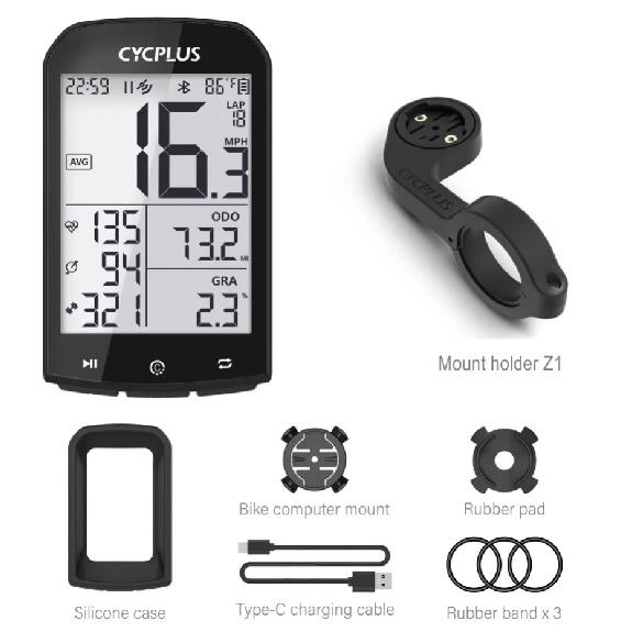 CYCPLUS M1 GPS Bicycle Computer Cycling Speedometer Bluetooth 5.0 ANT+ Ciclismo Speed Meter for Garmin Zwift Bike Accessories M1 and holder Z1
CYCPLUS M1 GPS Bicycle Computer Cycling Speedometer Bluetooth 5.0 ANT+ Ciclismo Speed Meter for Garmin Zwift Bike Accessories M1 and holder Z1