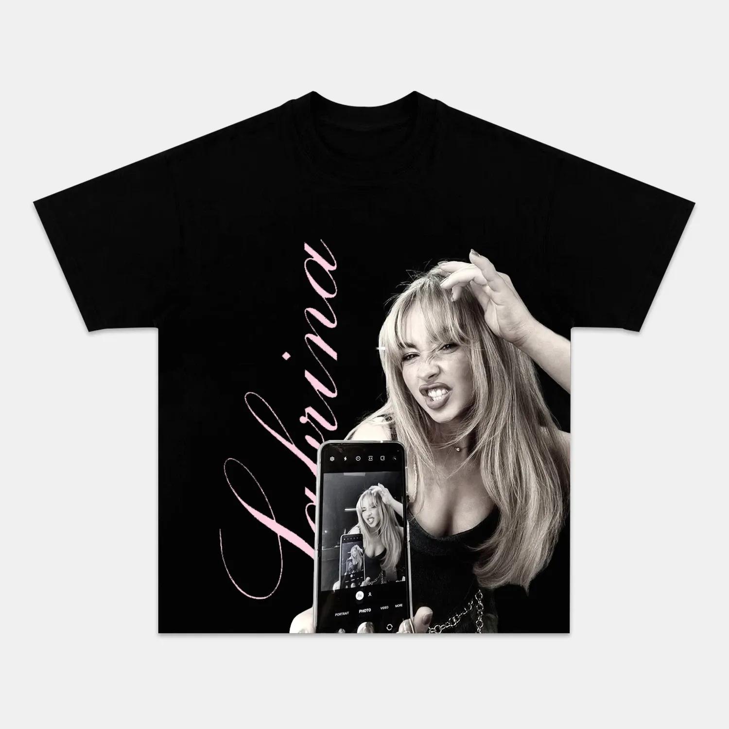 Sabrina Carpenter Selfie Graphic T Shirt Men Women Retro Pop Music Black White Cotton Short Sleeve Streetwear Tee S разноцветный
Sabrina Carpenter Selfie Graphic T Shirt Men Women Retro Pop Music Black White Cotton Short Sleeve Streetwear Tee S разноцветный