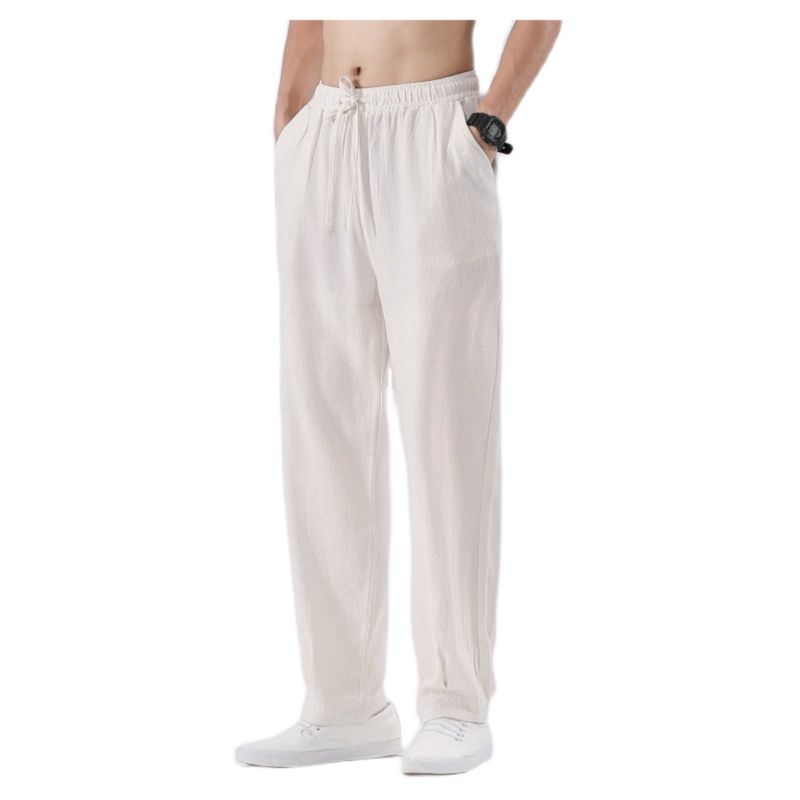 Мужские льняные брюки, мужские однотонные шаровары, мужские свободные прямые брюки с эластичной резинкой на талии 5XL бежевый
Мужские льняные брюки, мужские однотонные шаровары, мужские свободные прямые брюки с эластичной резинкой на талии 5XL бежевый