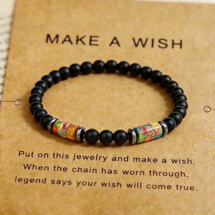 Minimalist Unisex Onyx Beaded Bracelet With Natural Emperor Stone Healing Energy Strand Braclet Casual Versatile Perfect Gift
Minimalist Unisex Onyx Beaded Bracelet With Natural Emperor Stone Healing Energy Strand Braclet Casual Versatile Perfect Gift
