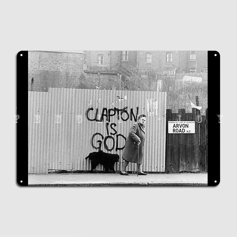 Clapton Is God Metal Sign Retro Cinema Garage Mural Painting Home Tin Sign Posters 20x30cm
Clapton Is God Metal Sign Retro Cinema Garage Mural Painting Home Tin Sign Posters 20x30cm