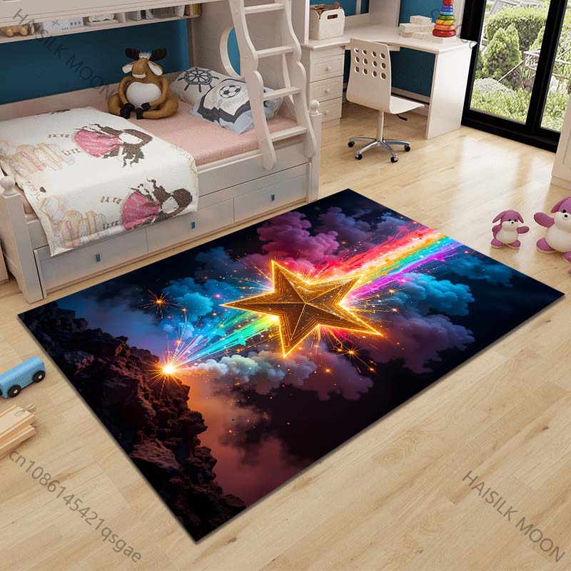 Multiple sizes Glowing star in colorful smoke Carpet for Living Room Bedroom Sofa Home Decor Rus Non-slip Floor Mat Luxury Gift 40cm x 60cm
Multiple sizes Glowing star in colorful smoke Carpet for Living Room Bedroom Sofa Home Decor Rus Non-slip Floor Mat Luxury Gift 40cm x 60cm
