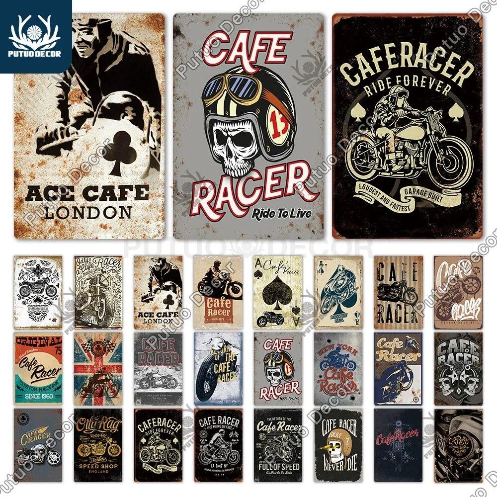 Декор Putuo Cafe Racer, винтажная жестяная вывеска, металлическая вывеска, декоративная табличка, металлическая стенка, декор для гаража, мужская пещера, украшение для паба, бара
Декор Putuo Cafe Racer, винтажная жестяная вывеска, металлическая вывеска, декоративная табличка, металлическая стенка, декор для гаража, мужская пещера, украшение для паба, бара