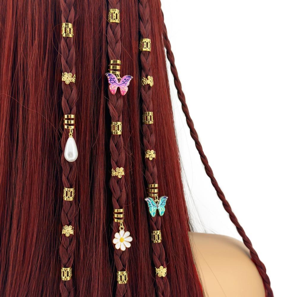34pcs Hair Braiding Hollow Out Hair Ring Dread Locks Hair Braid Tubes Gold Dreadlocks Beads Decor 34Pcs
34pcs Hair Braiding Hollow Out Hair Ring Dread Locks Hair Braid Tubes Gold Dreadlocks Beads Decor 34Pcs