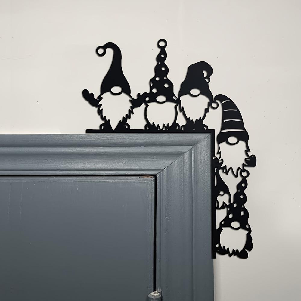1pc Vintage Iron Santa Gnome Door Hanger, Black Faceless Santa Plaque, Christmas Thanksgiving Ornament, Easy Hang No Power TY6508
1pc Vintage Iron Santa Gnome Door Hanger, Black Faceless Santa Plaque, Christmas Thanksgiving Ornament, Easy Hang No Power TY6508
