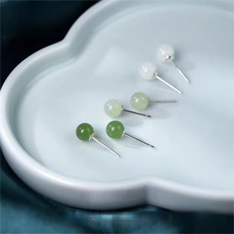 S925 Sterling Silver Chalcedony Light Bulb Stud Earrings - Women s Retro Luxury Elegant Jewelry 925 Sterling Silver
S925 Sterling Silver Chalcedony Light Bulb Stud Earrings - Women s Retro Luxury Elegant Jewelry 925 Sterling Silver