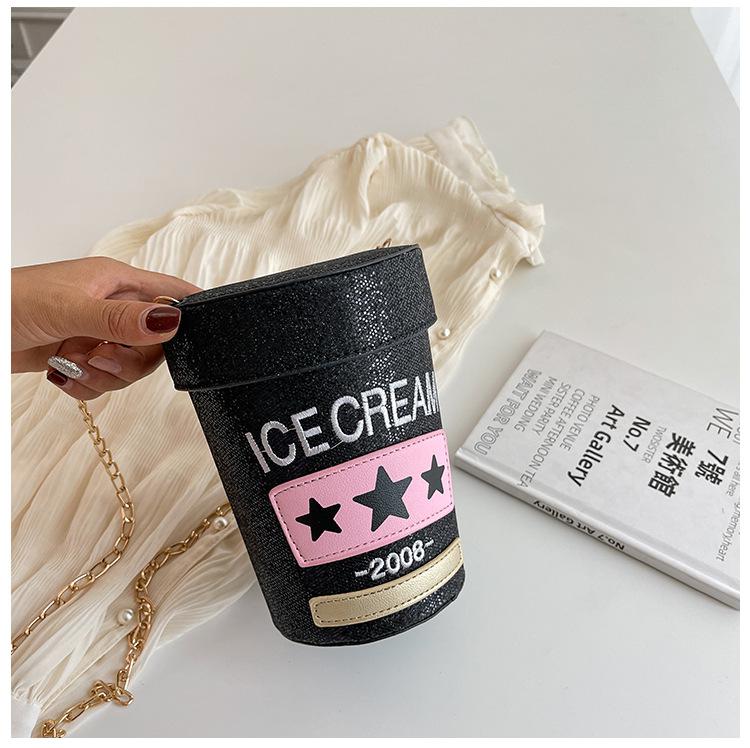 Funny cute cup shape shoulder bag icea cream letter printing bucket bag ladies crossbody messenger bag female purse handbag чёрный
Funny cute cup shape shoulder bag icea cream letter printing bucket bag ladies crossbody messenger bag female purse handbag чёрный