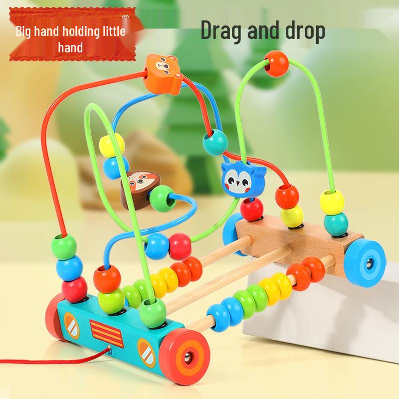 Multifunctional Wooden Animal Bead Maze Pull-Along Car Walker for Babies & Toddlers (0-3 Years)
Multifunctional Wooden Animal Bead Maze Pull-Along Car Walker for Babies & Toddlers (0-3 Years)