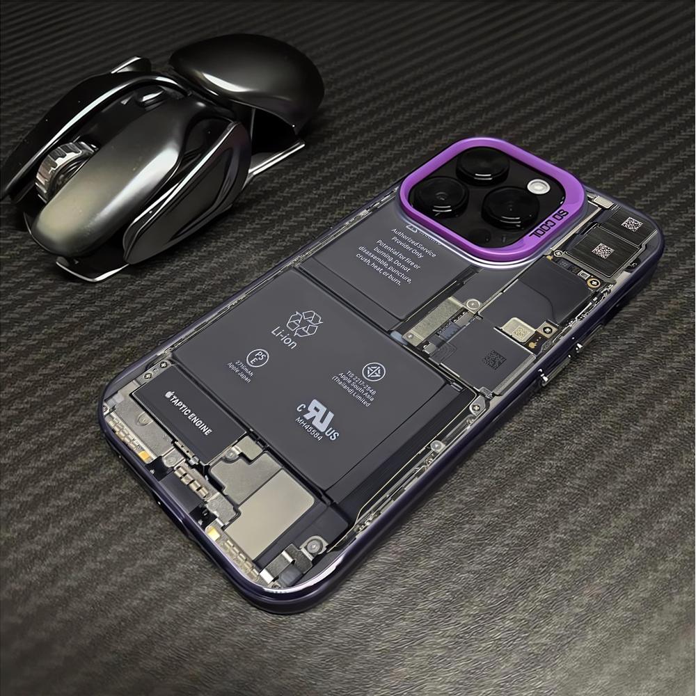 Circuit Board Phone Case for iPhone 17/16/15/14 Plus/13/12/11 Pro Max Matte TPU Cover Internal Circuit Pattern Protective Case For iPhone 11 фіолетовий
Circuit Board Phone Case for iPhone 17/16/15/14 Plus/13/12/11 Pro Max Matte TPU Cover Internal Circuit Pattern Protective Case For iPhone 11 фіолетовий