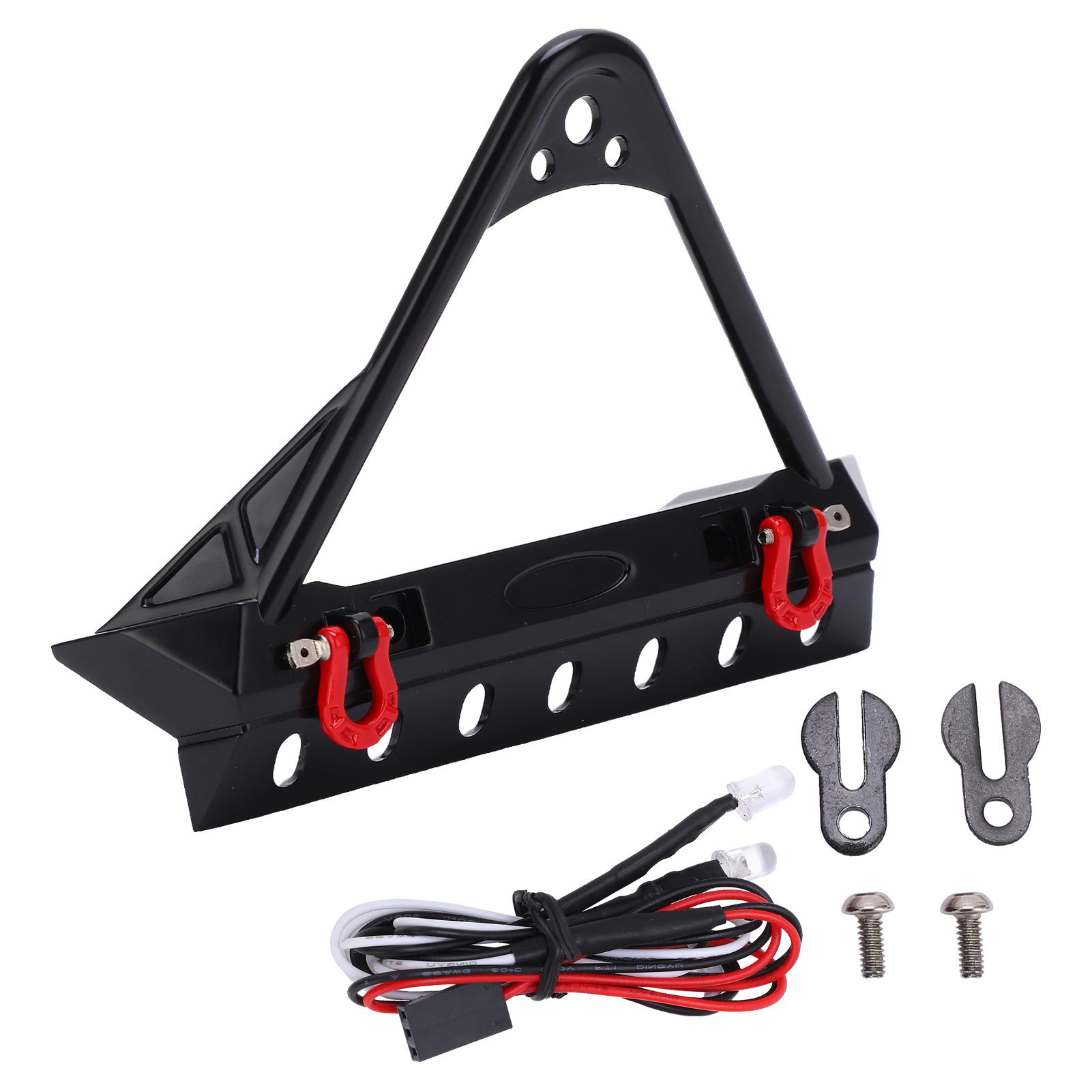 RC Stinger Передній бампер зі світлодіодним ліхтарем для Axial Scx10 II III Покоління 110 RC АвтомобіляТрапецієподібний
RC Stinger Передній бампер зі світлодіодним ліхтарем для Axial Scx10 II III Покоління 110 RC АвтомобіляТрапецієподібний