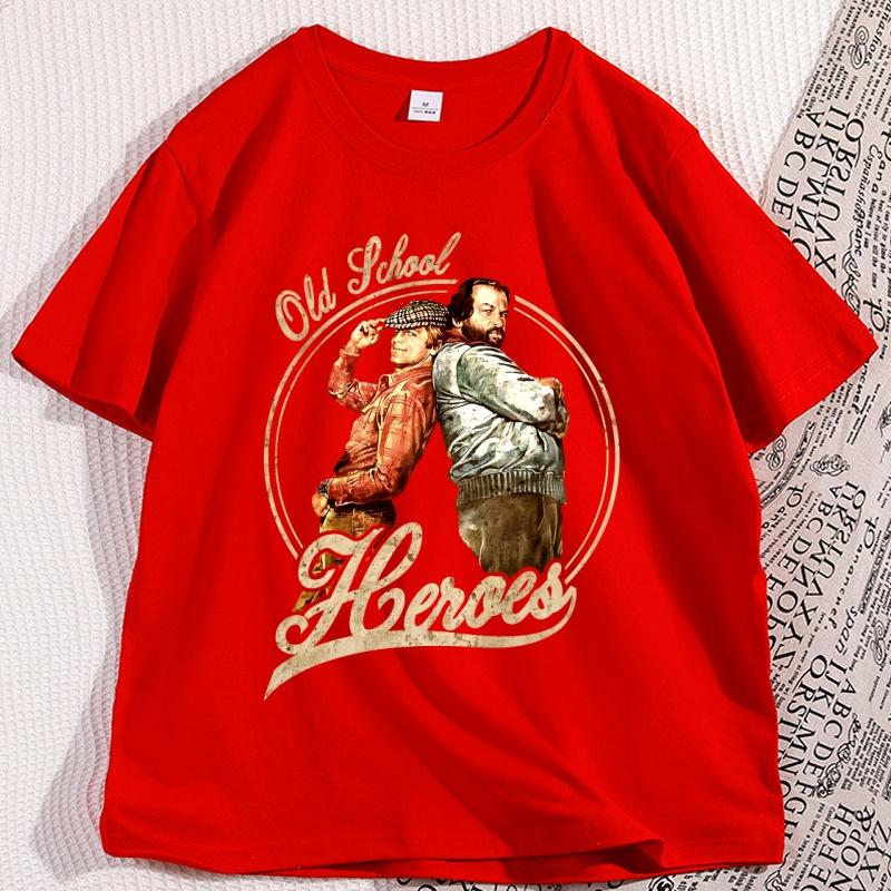 Bud Spencer Old School T Shirts Cartoon Graphic TShirts Cool Short Sleeve Clothing Streetwear Loose High Quality Cotton Tees S
Bud Spencer Old School T Shirts Cartoon Graphic TShirts Cool Short Sleeve Clothing Streetwear Loose High Quality Cotton Tees S