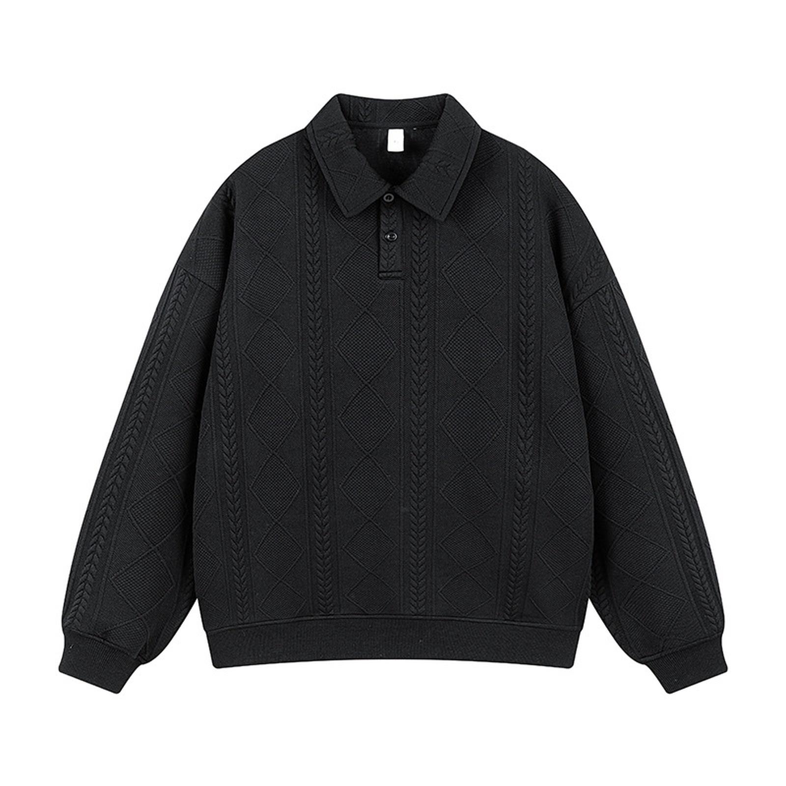 Men s Loose Casual All Stand Collar Hoodie American Retro Solid Color Lapel Long-sleeved Hoodie L чёрный
Men s Loose Casual All Stand Collar Hoodie American Retro Solid Color Lapel Long-sleeved Hoodie L чёрный